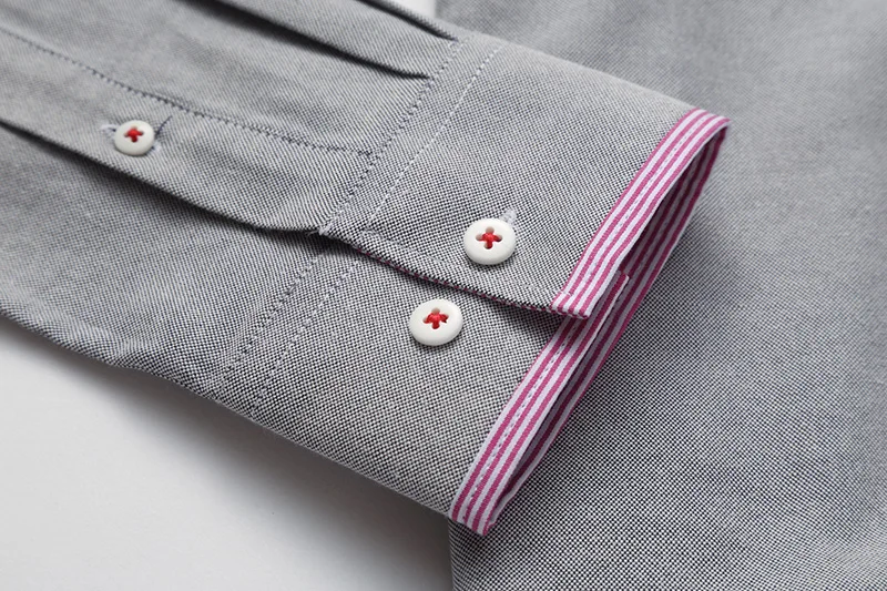 Повседневные рубашки для простого типа классический стиль с длинными рукавами