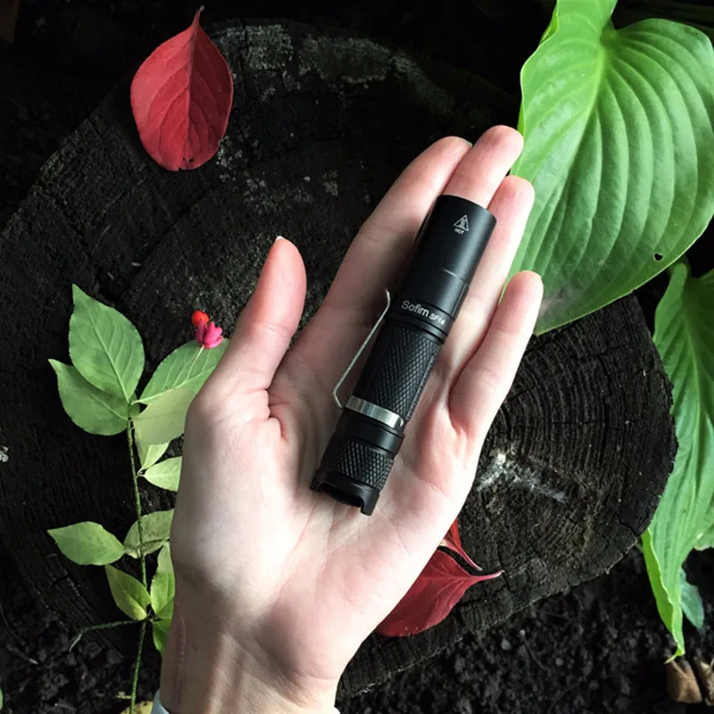 Sofirn SF14 Kit Mini LED Flashlight AA 14500 Cree XPG2 EDC Pocket Light Torch Keychain Penlight with Battery Charger | Лампы и