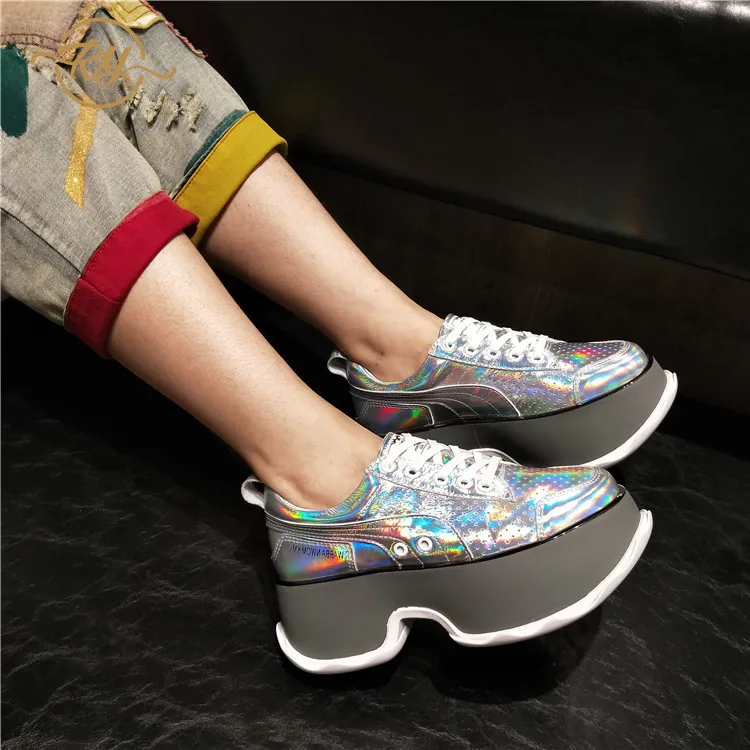 RY-RELAA womens sneakers shoes fashion white sneakers Genuine Leather Summer luxury shoes women designers women casual shoe