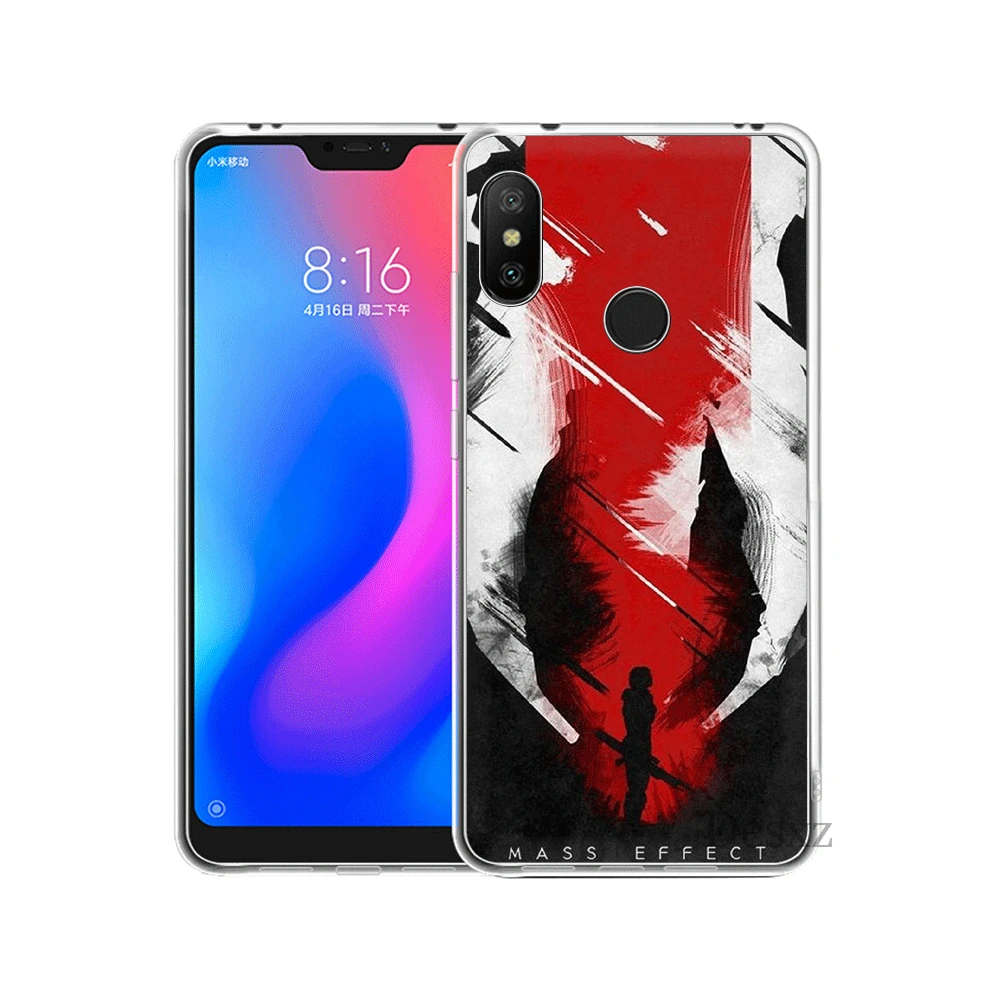 Силиконовый чехол из ТПУ Для Xiaomi Mi 6 8 Lite SE A1 A2 5X6X2 S F1 N7 с массовым эффектом |