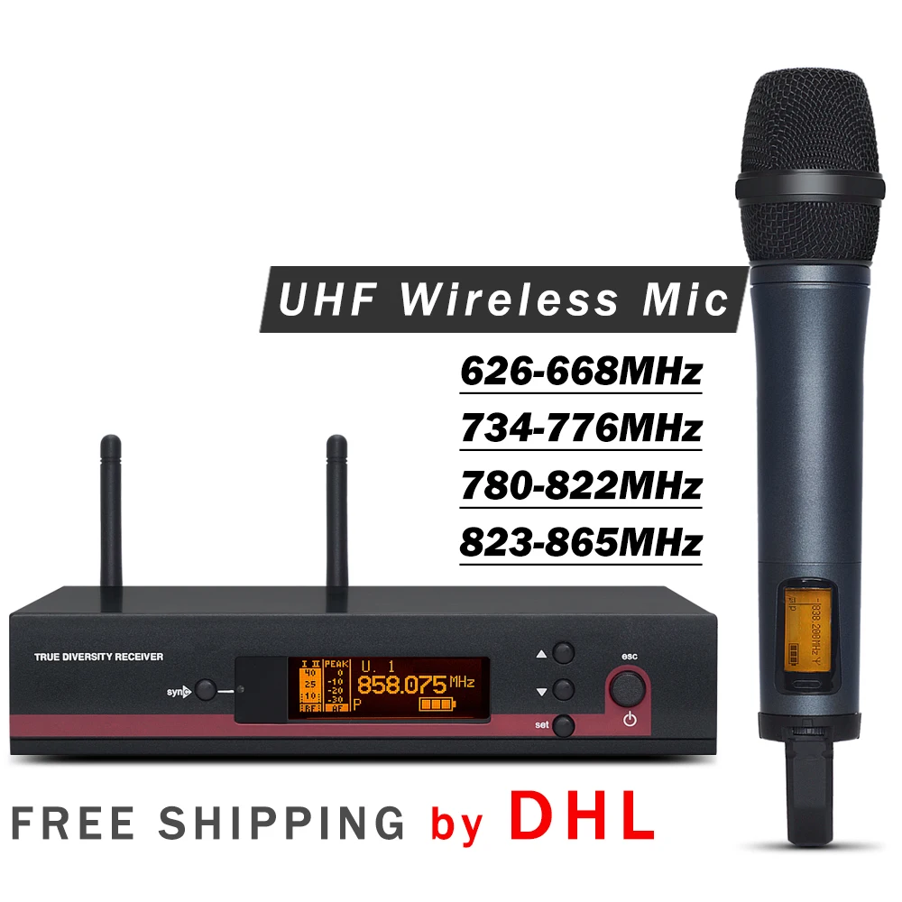 Бесплатная доставка по DHL! Два цвета! Профессиональная 135 G3 UHF Беспроводная