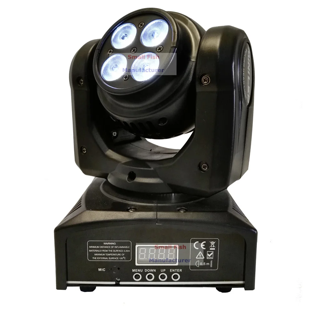 Дешевая цена 8xlot мини двухсторонний СВЕТОДИОДНЫЙ Moving Head Wash Light Высокое качество