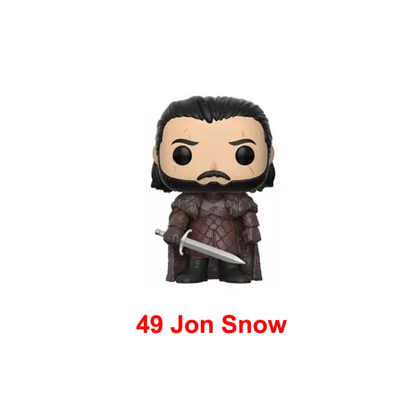Виниловая фигурка Song Of Ice And Fire 49 Jon Snow игрушка для детей|Игровые фигурки и