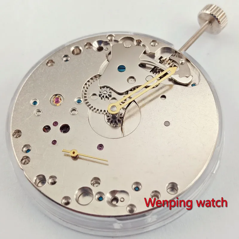 Механические часы Parnis movement 17 Jewels Asia 6497 с ручным заводом, подходят для мужских наручных часов P29