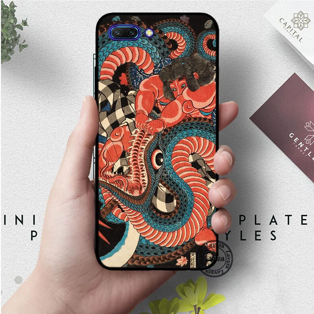 Художественный силиконовый чехол в японском стиле для huawei honor 6A 7A Pro 7X8 Lite 8X 8C 9 Note 10 View 20 9X - Цвет: 7