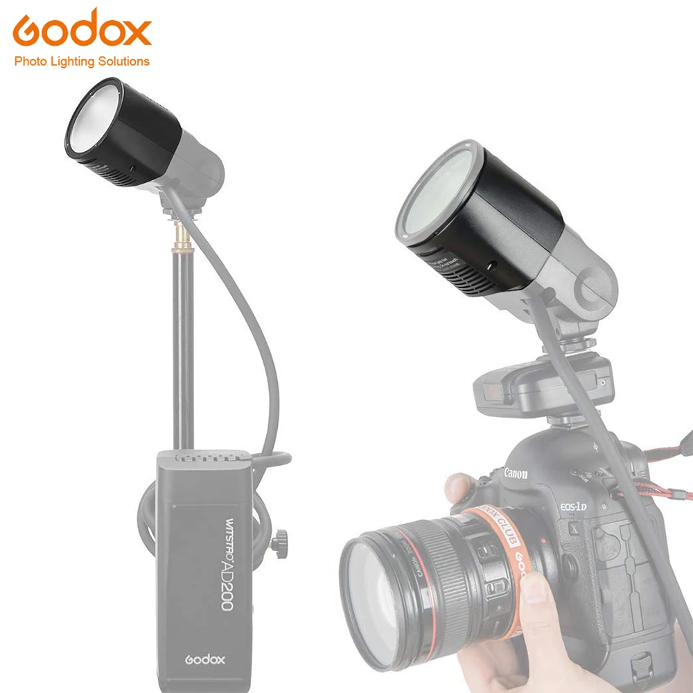 Godox H200R удлинитель головки вспышки + AK R1 дверь сарая Snoot Цветной фильтр отражатель