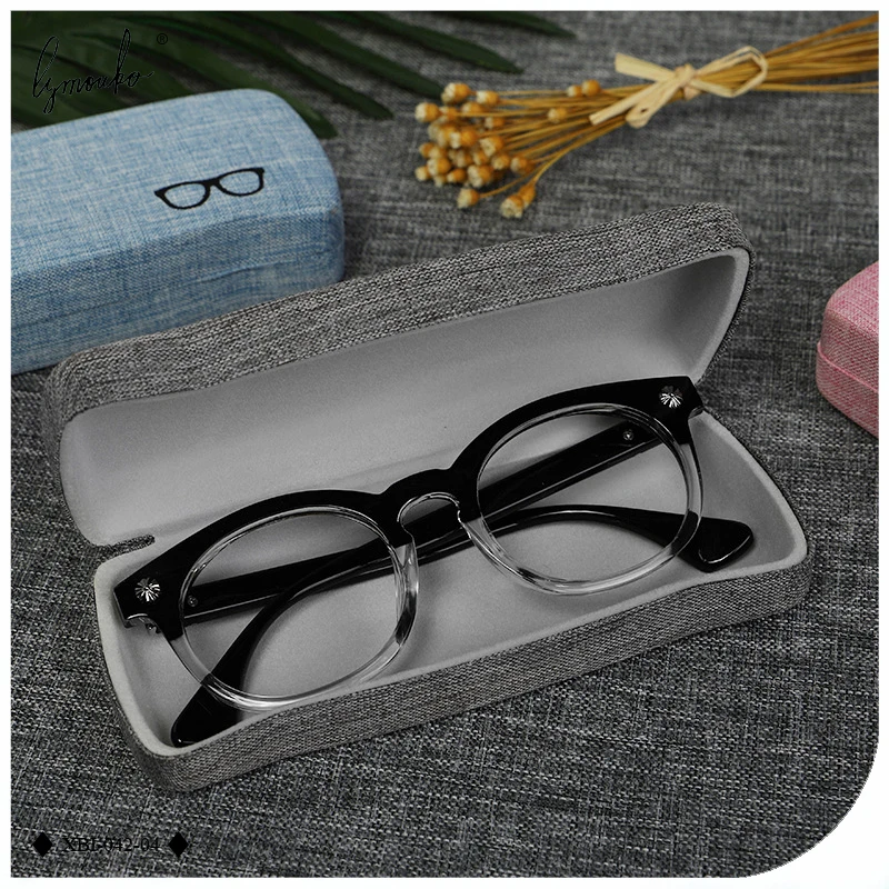 Чехол для очков чтения из хлопка и льна 4 цвета | Аксессуары одежды