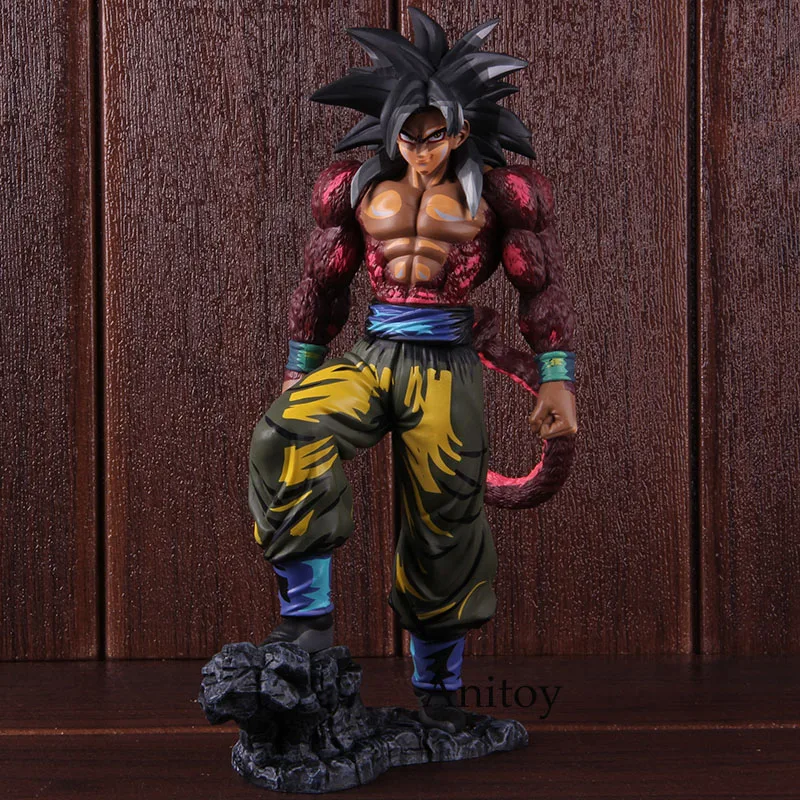 Dragon Ball Z Super Saiyan 4 Son Фигурка «Гоку в действии» Goku манга размеры версия Статуэтка из ПВХ фигурка Коллекционная модель игрушки