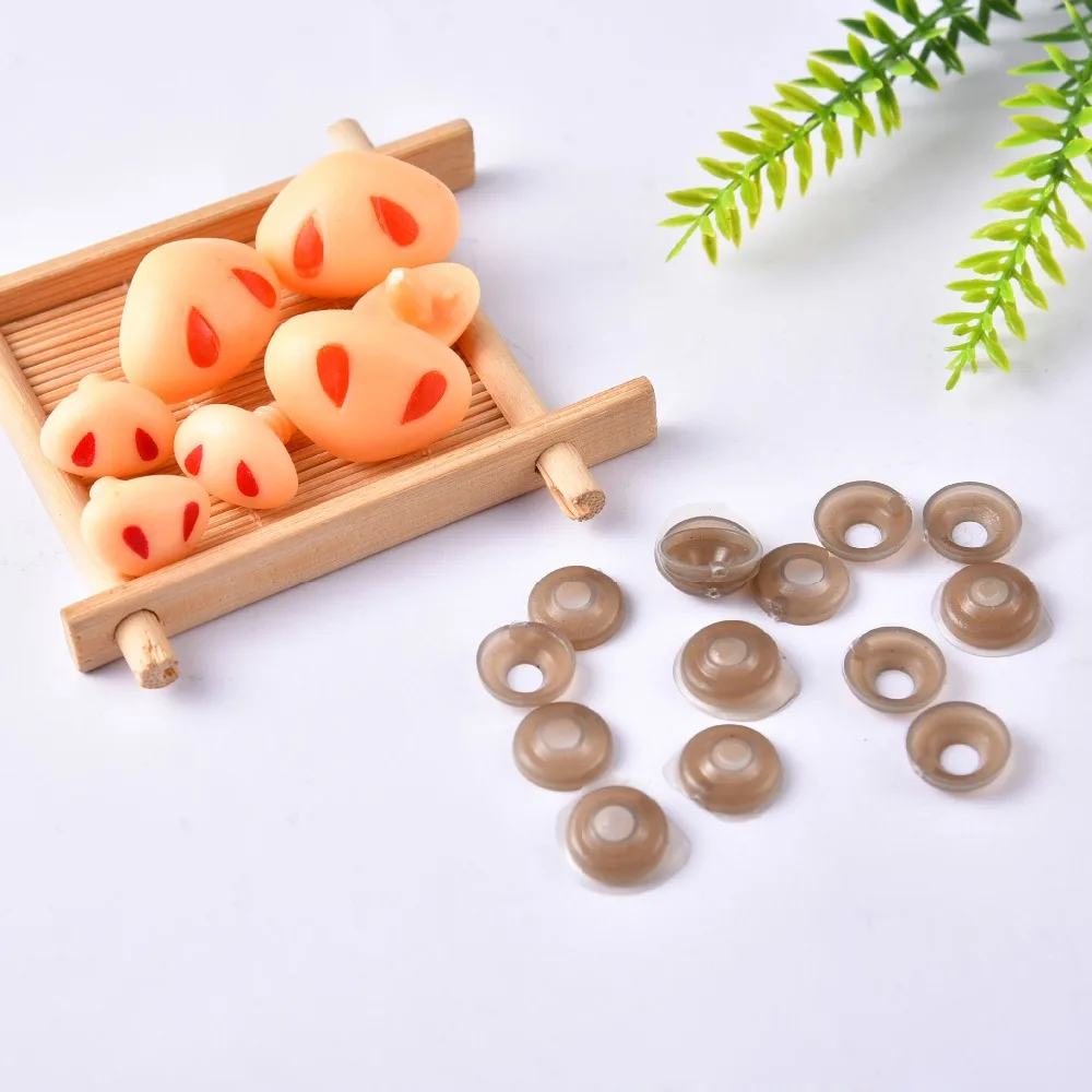 100 шт Кукла для изготовления свиньи нос безопасный пластиковый мягкие игрушки