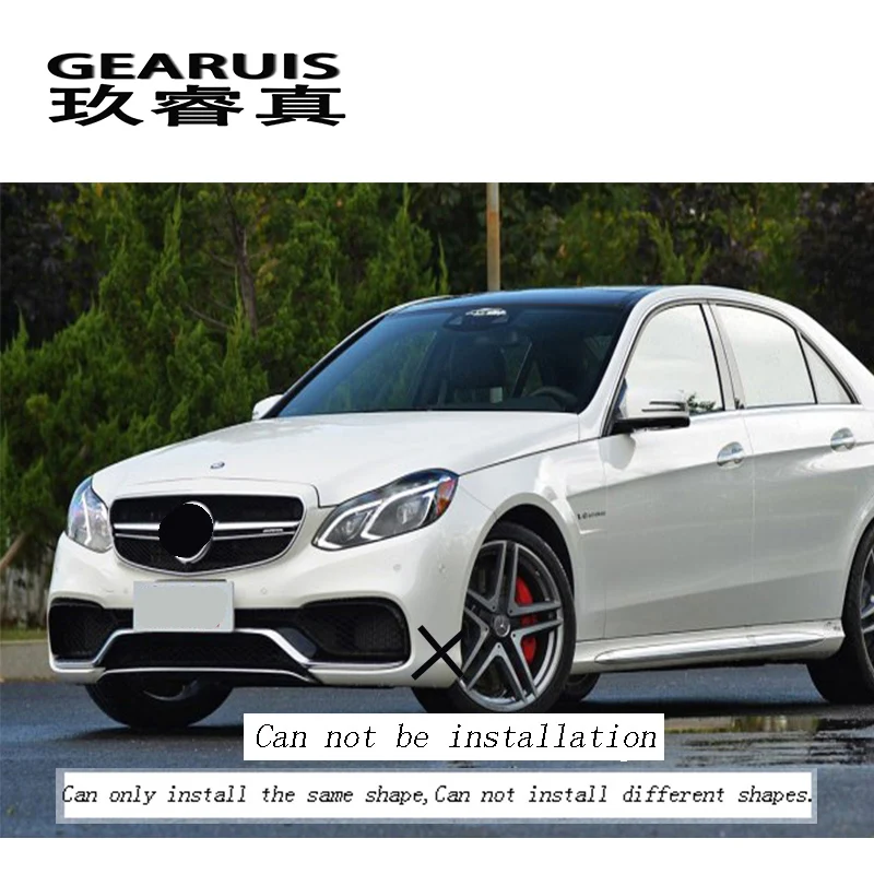 Автомобильный Стайлинг для Mercedes Benz E Class E43 Для AMG Head передний противотуманный