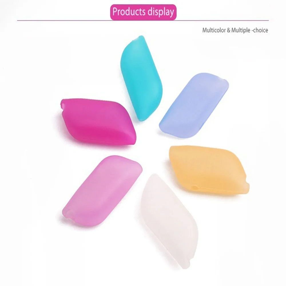 Высокое качество 3 шт./компл. Модный Цветной силиконовый чехол для зубной щетки