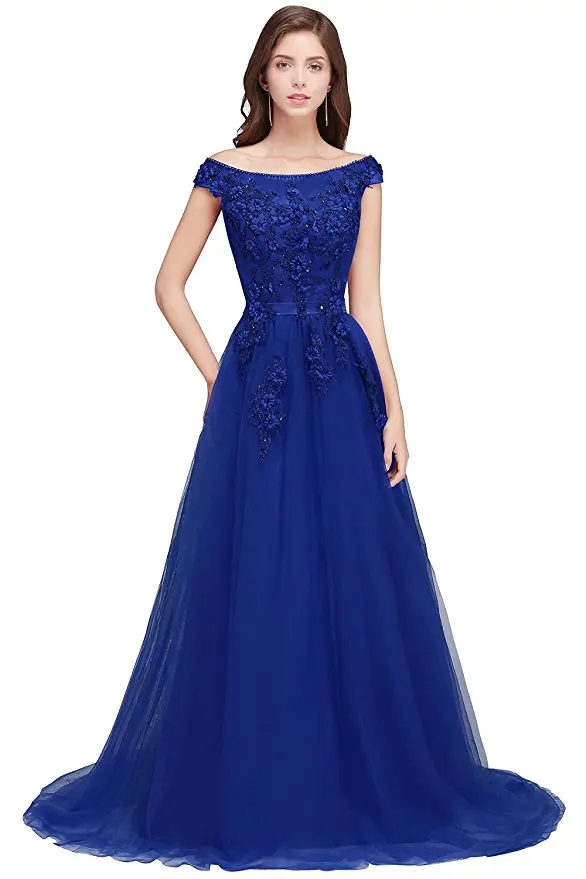 Robe de Soiree 3D цветочный принт Длинные Бордовые бисерные Выпускные платья Тюль