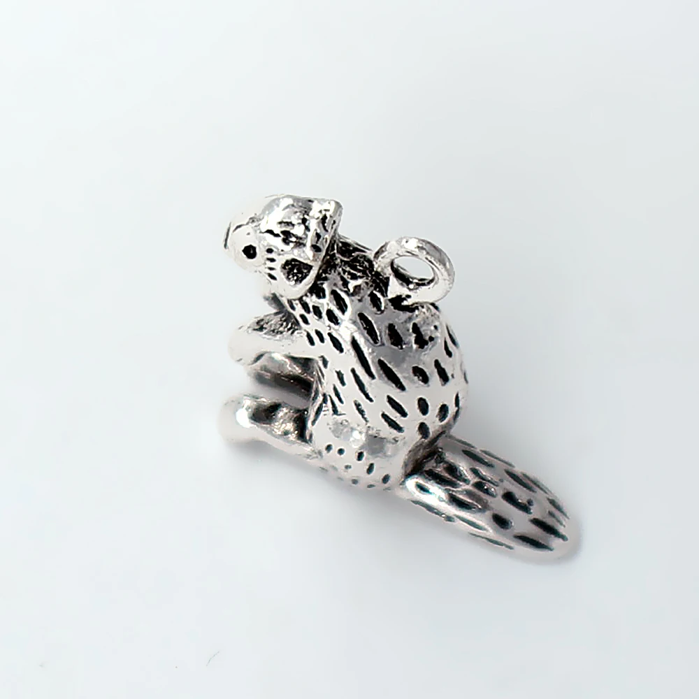 Fashion 3D Metal Ancient Squirrel Charm Alpha Gamma Delta Mascot Pendant FIT Lucky Animal Jewelry Accessories | Украшения и