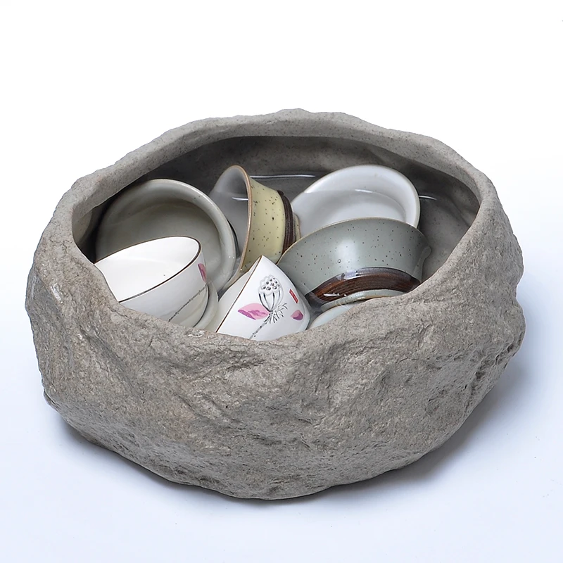 Современная керамическая ваза имитация каменных горшков грубая керамика