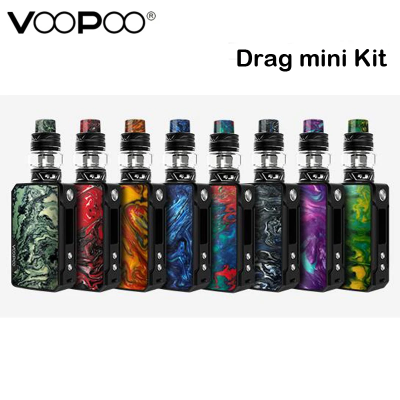 Оригинальный набор VOOPOO Drag Mini 117W бокс мод с аккумулятором для вейпа 4400 мАч и баком