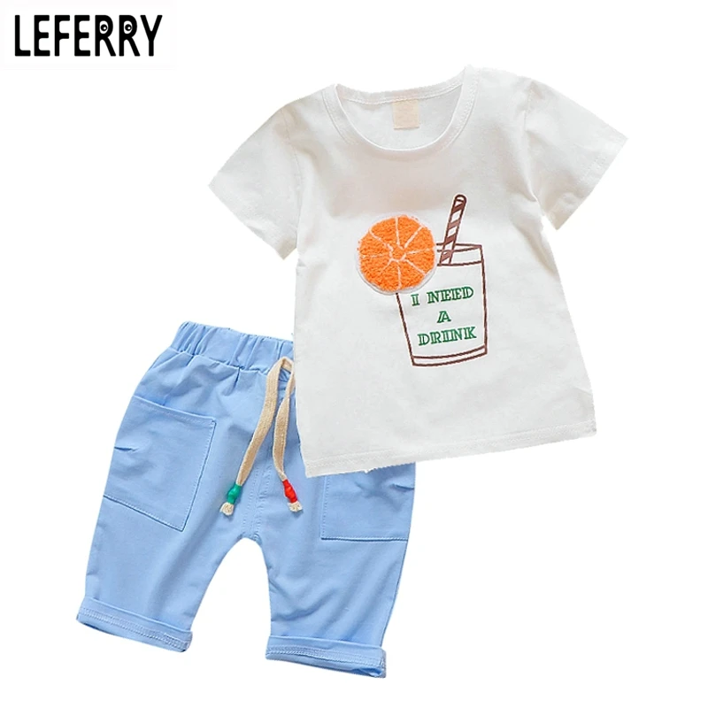 1-4Y 2020 New Fashion Kids Clothes Boys Summer Set Print Shirt Short Pants Baby Boy Clothing Toddler |