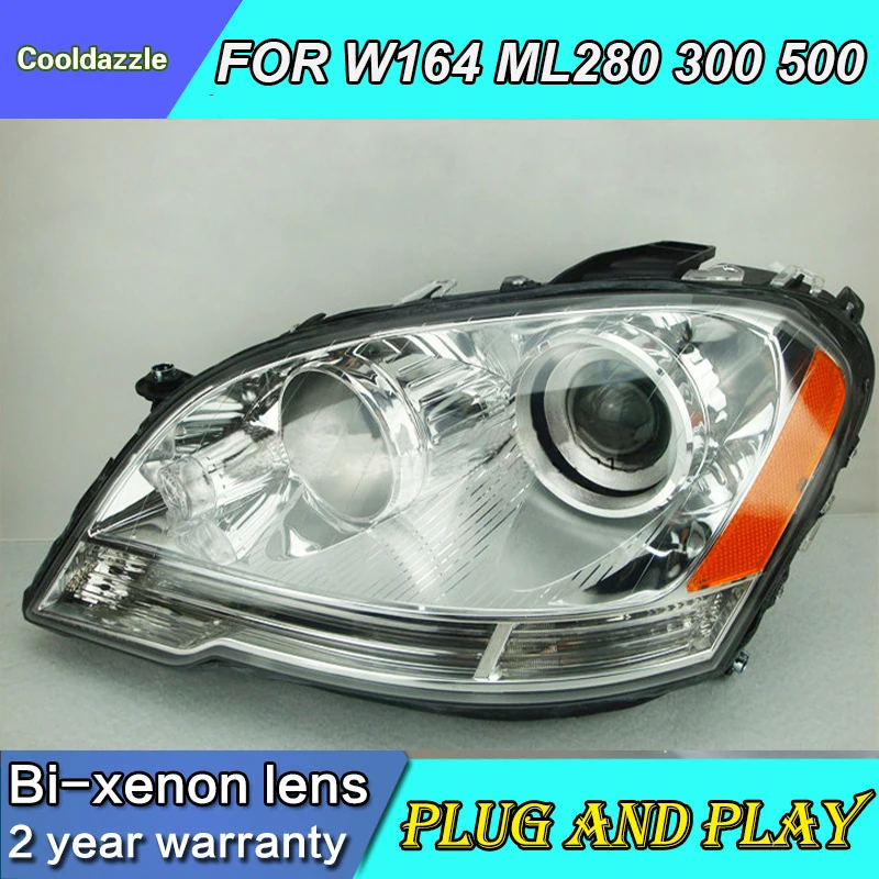 Для Mercedes Benz W164 ML280 ML320 ML350 светодиодный головной светильник головка лампы 2009 2010 2011