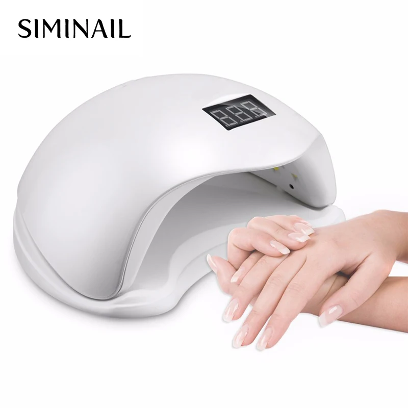 SIMINAIL Sun5 48 Вт мощная УФ светодиодная лампа для сушки ногтей машина может заменить светодиодный s отверждения строитель 48 Вт со съемным дном