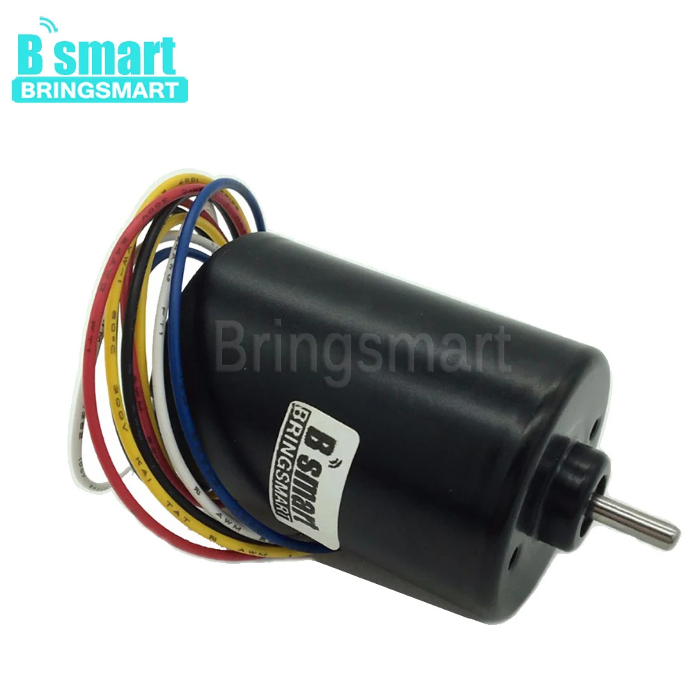 Bringsmart A3650 Высокое качество 12V Высокая Скорость мотор 4000-8000 об/мин 24V DC безщеточный мотор для электрического DIY игрушечный автомобиль