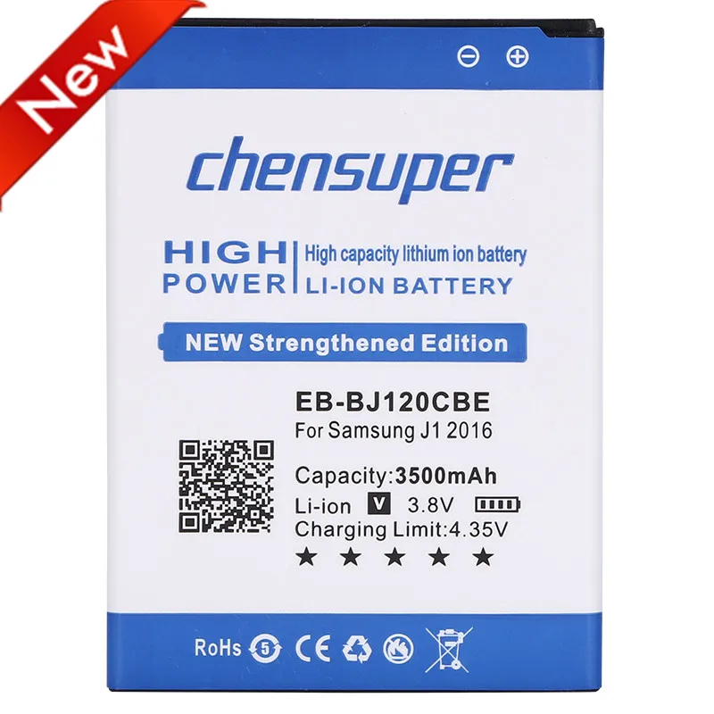 3500 мА/ч, EB-BJ120CBE Батарея для samsung Galaxy J1 Edition J1 версия J120F экспресс 3 J120A J120T J120 SM-J120F Батарея