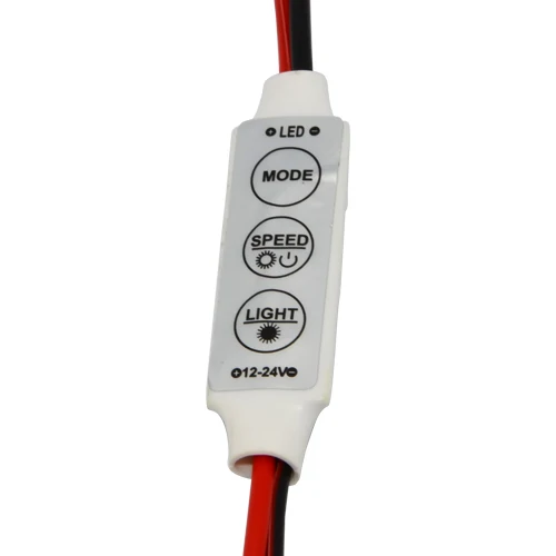 Динамические модели Диммер Светодиодная лента контроллер переключатель мини DC 12