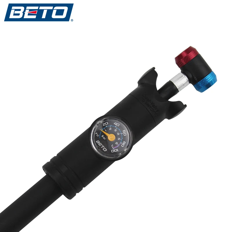 BETO велосипедный портативный мини насос ультра светильник алюминиевый сплав