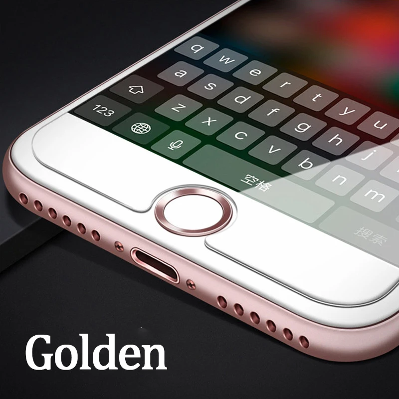 Роскошная домашняя кнопка Keycap наклейка для iPhone X 8 6S 7 Plus XS Max XR iPad Поддержка отпечатков пальцев разблокировка сенсорного ключа ID телефон наклейка s