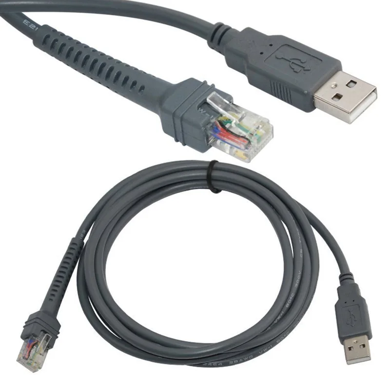6.6ft USB кабель для сканера штрих кодов LS1203 LS2208 LS4208 AP DS9208|Детали инструментов| |
