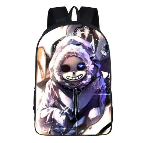 Рюкзак с аниме Undertale для подростков школьные ранцы мальчиков и девочек Санс