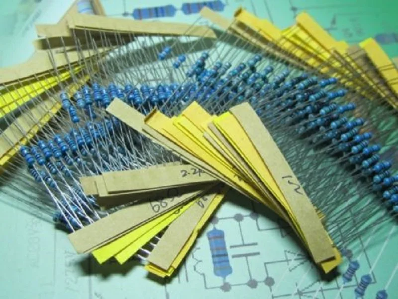 64 values 1280pcs 1 ohm - 10M 1/4W Metal Film Resistors Assortment Kit | Лампы и освещение