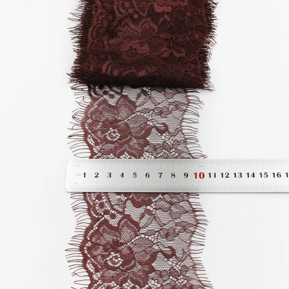 3 м Мягкие Цветочные Классические ресницы кофейное кружево отделка украшения