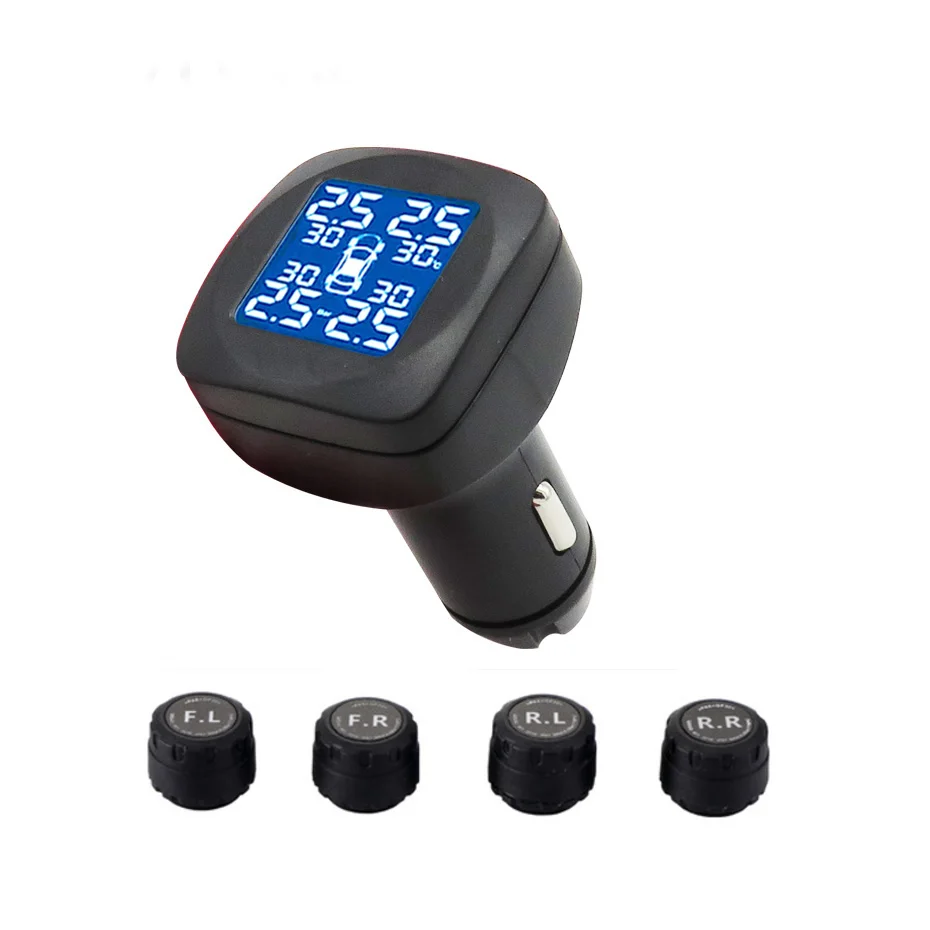 Прикуриватель TPMS автомобильный датчик давления в шинах монитор система контроля давления в шинах внешний внутренний датчик Visture T05W N