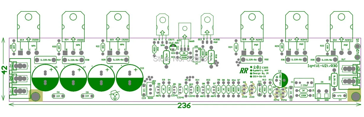 Новый ccuphase моно усилитель E305 FET дифференциальный Amplifie архитектура чистый