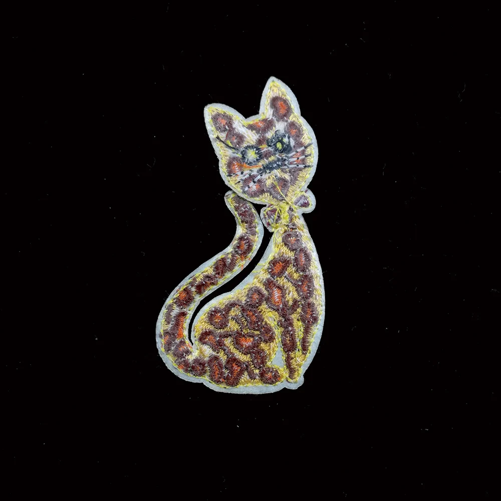 1 шт. нашивка с животными для одежды аппликация вышивкой милая эмблема на ткани