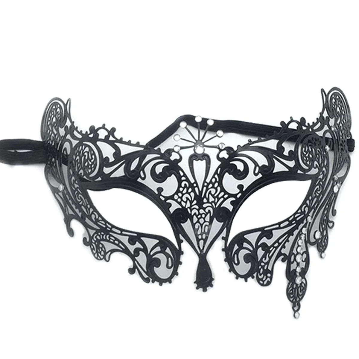 2 шт./лот Маскарадная маска со стразами карнавальный костюм на Хэллоуин кружевная