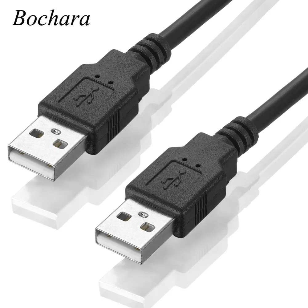 Кабель Bochara USB 2 0 типа A папа фольгированный + Плетеный (внутри) защита из ПВХ 30 см 50 1