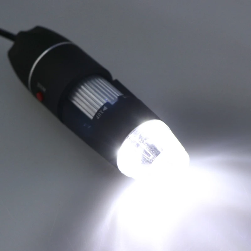 Портативный цифровой USB микроскоп Камера 1000X8 Светодиодный светильник ручной инструмент для всасывания