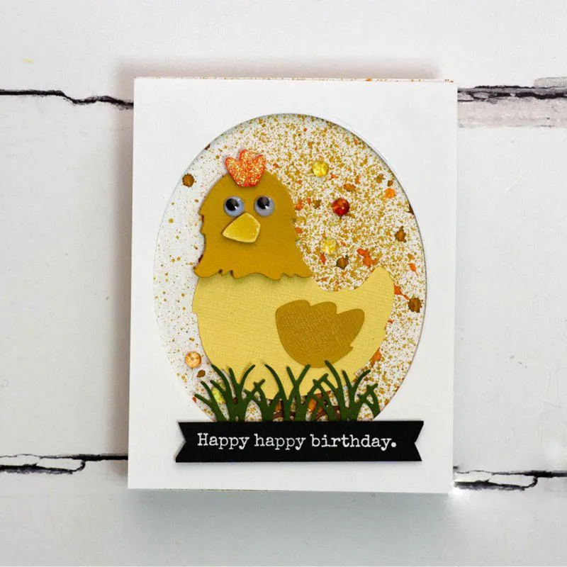 Металлические штампы Chook Chick трафареты для сделай сам скрапбукинг фотоальбом