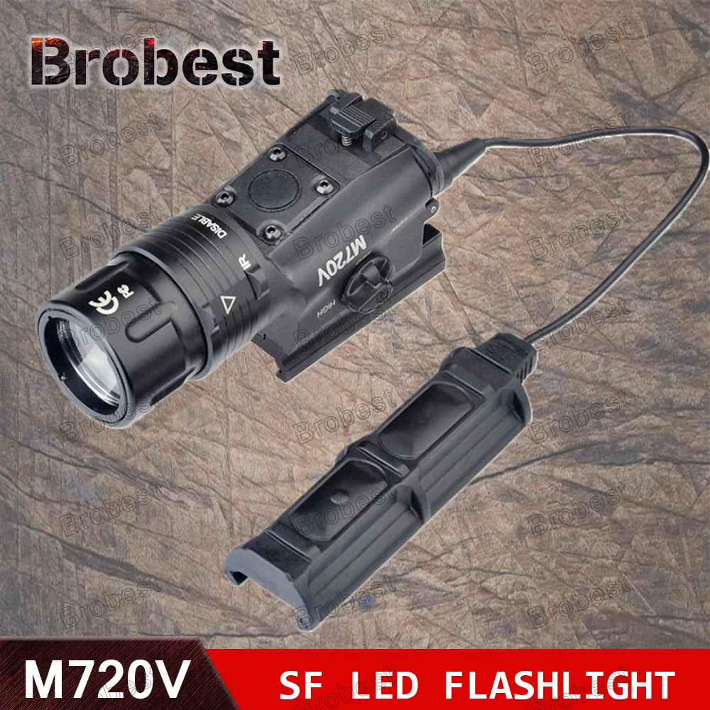 M720V Тактический светильник, стробоскоп, выходная версия, тактический оружейный светильник с M93, тактический светильник, крепление Softair для WARGAME EX273