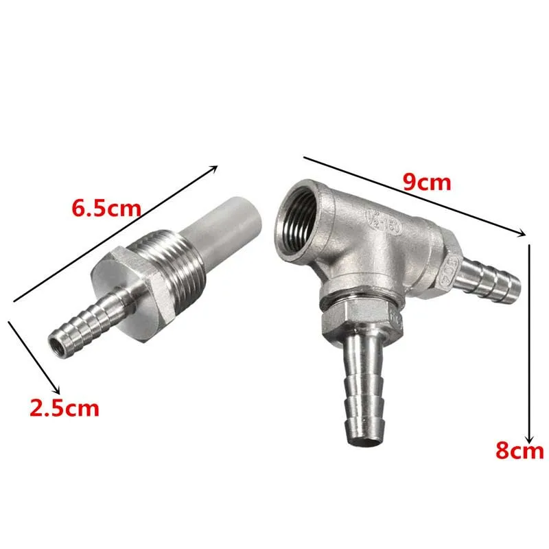 2 микрон-1/2 ''MPT Homebrew Встроенная аэрация/оксигенационный диффузивный камень