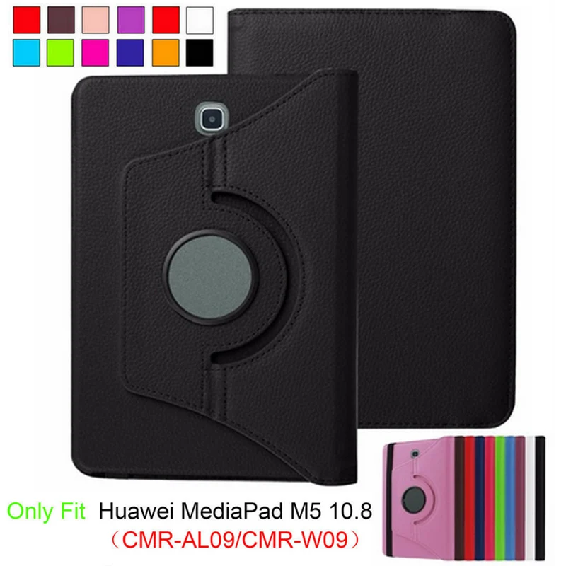 360 Вращающийся Кожаный флип чехол с подставкой для huawei MediaPad M5 10 8 &quotCMR AL09 CMR W09 Mediapad