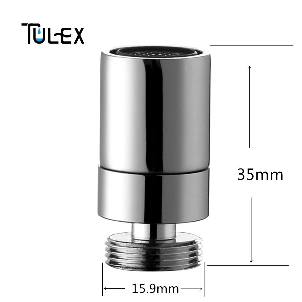 TULEX водосберегающий кухонный аэратор 16 мм Мужской резьбовой смеситель Поворотный аэратор Латунь Биде кран Носик пузырьковый фильтр для крана