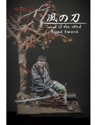

New Unassembled 1:24 75mm Japanese samurai (No leaves) Resin Kit DIY Toys Unpainted resin model