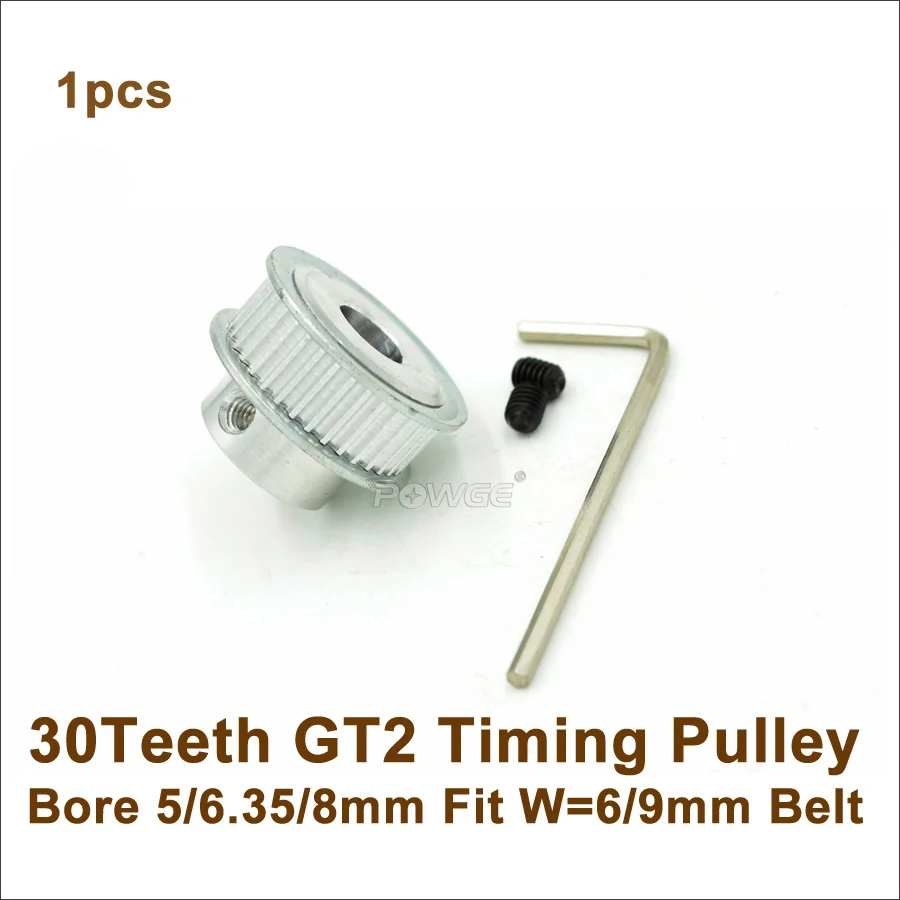 1 шт. зубчатый шкив GT2 для 3D принтера 5/6 35/8 мм|pulley bore|timing pulley boretiming |