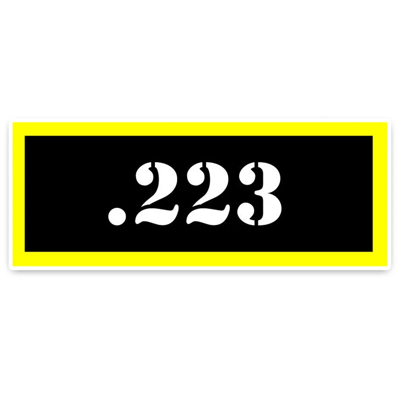 YJZT 16.4CM*6.3CM Funny .223 Ammo Reflective Car Sticker Decal PVC Graphical 5-0030 | Автомобили и мотоциклы
