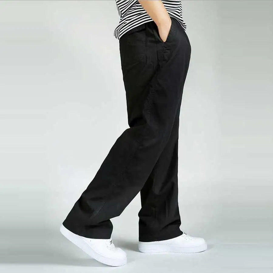 Хлопковые мужские джоггеры карго штаны с эластичной резинкой на талии военные