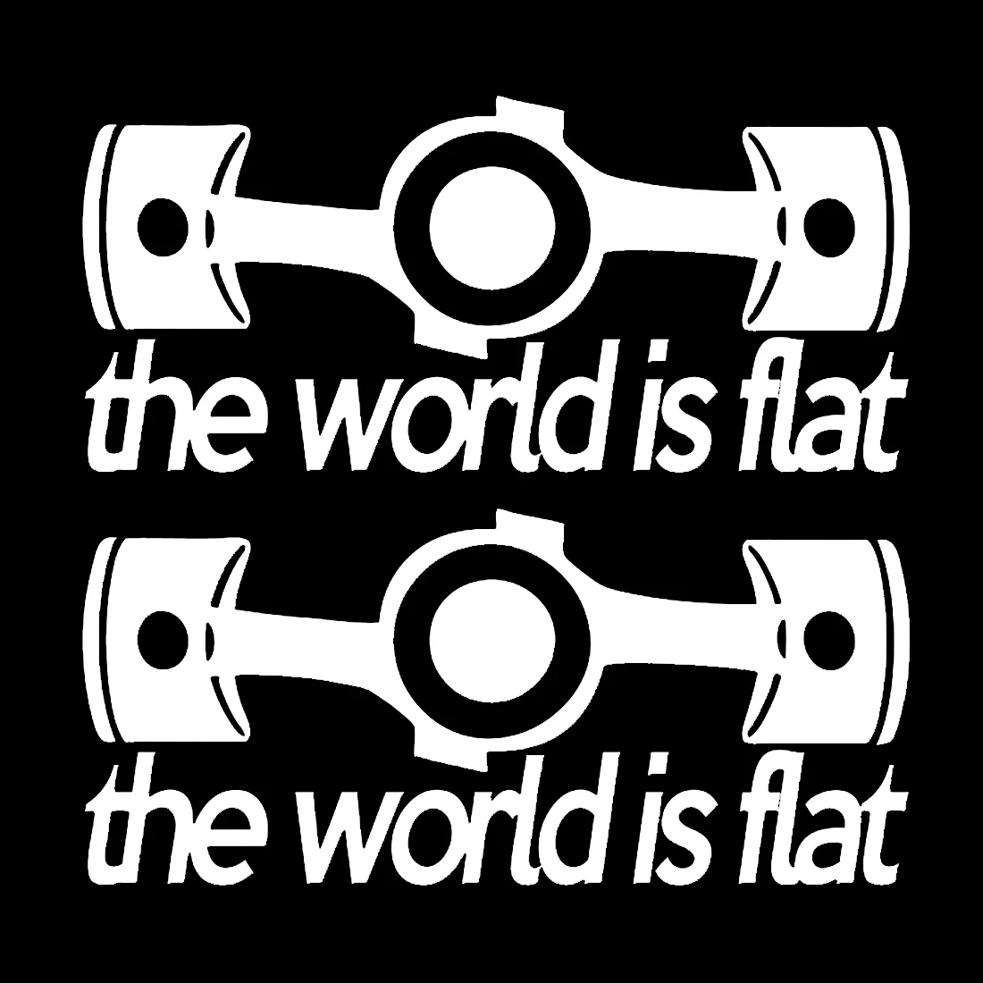 

Flat boxer engine window car stickers vinyl car body sticker for porsche VW subaru impreza BRZ Decor Black White