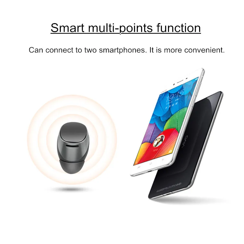 LEORY мини невидимые наушники беспроводные bluetooth моноуральные несколько