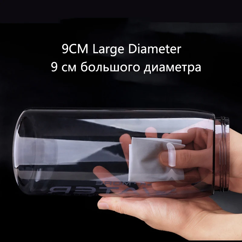 2000 мл Спортивная пластиковая бутылка для воды напитков BPA бесплатная прямая