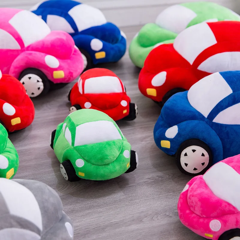 Niccky New Cartoon Stuffed Car Plush Toy Pillow Soft Toys for Children Room Decoration Cuddle Appease Sleeping | Игрушки и хобби